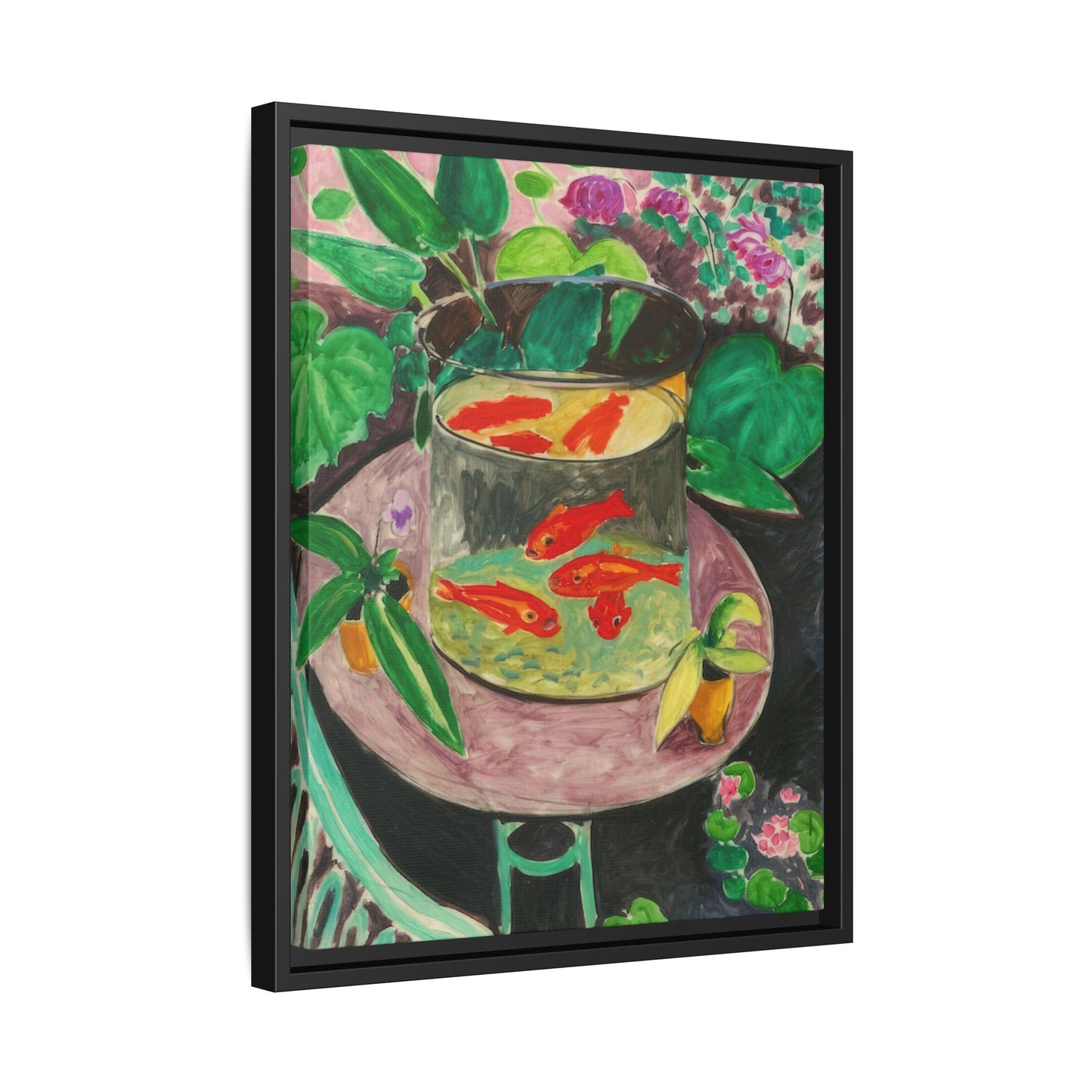 Matisse, Henri - The Goldfish (1912) - Matte Canvas, Framed