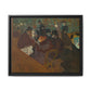 Toulouse-Lautrec, Henri - At the Moulin Rouge (1892) - Matte Canvas, Framed