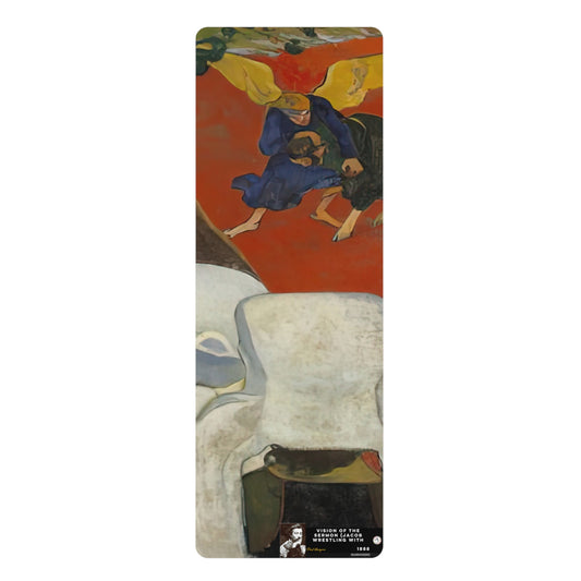 Gauguin, Paul - Vision of the Sermon (Jacob Wrestling with the Angel) (1888) - Rubber Yoga Mat