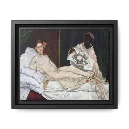 Manet, Édouard - Olympia (1870) - Matte Canvas, Framed