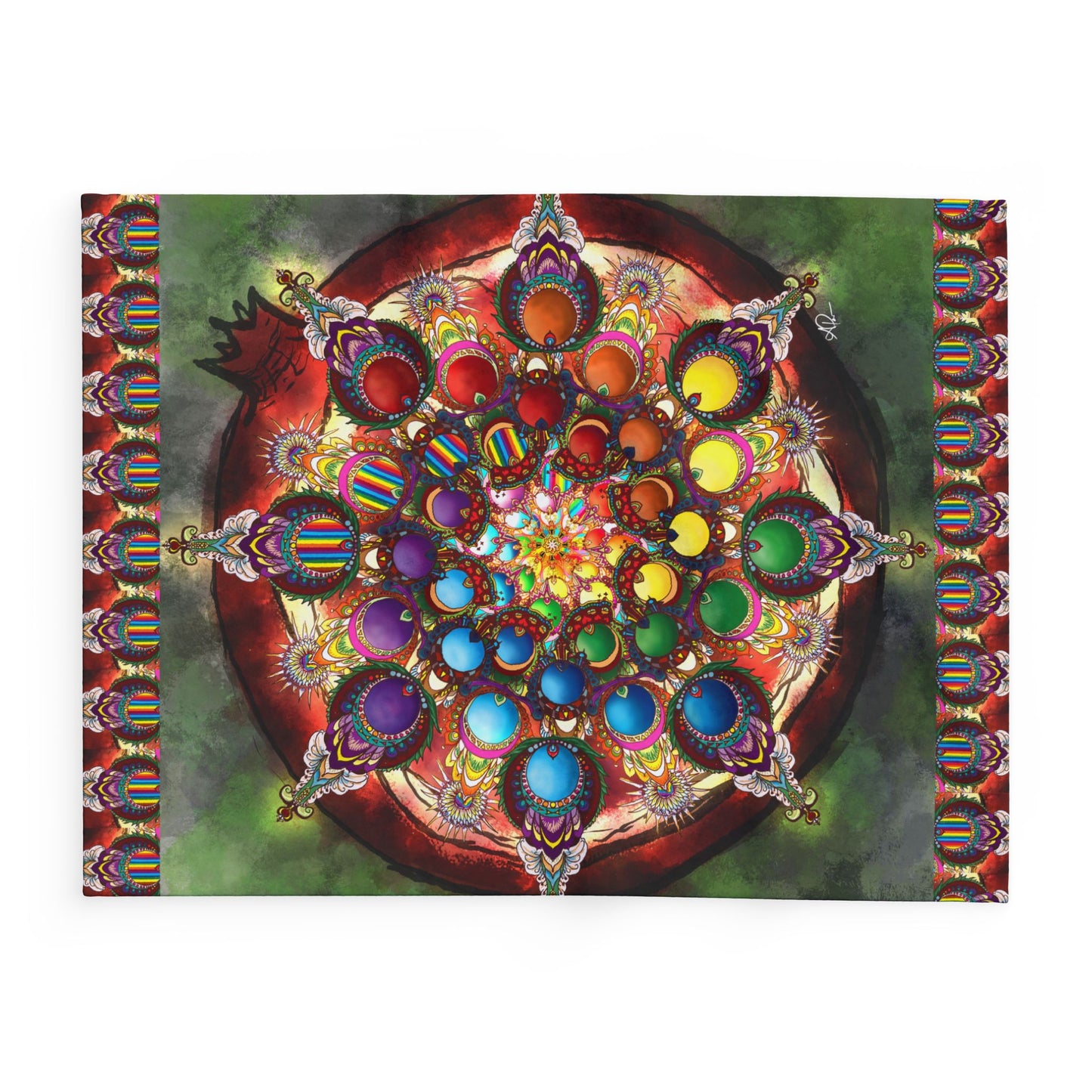 Seeds of Pride Mandala - Arctic Fleece Blanket