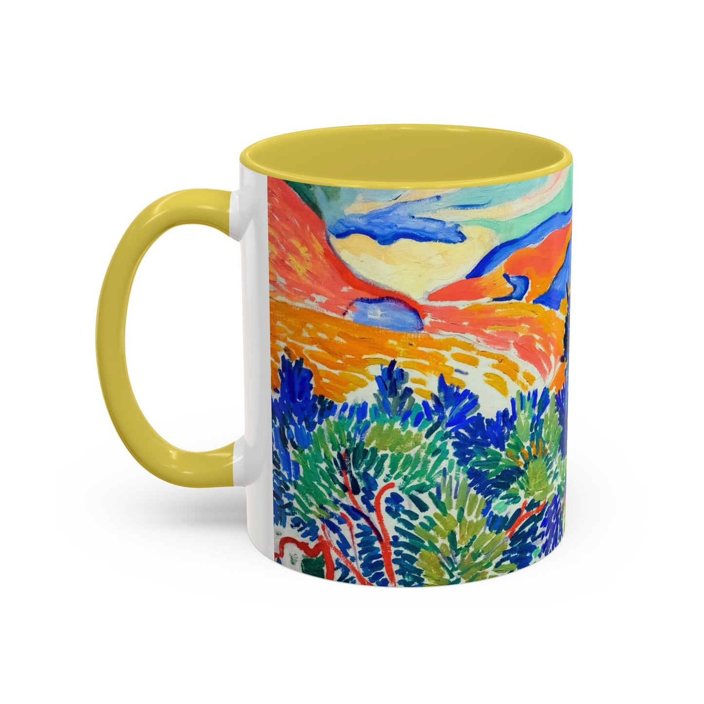 Derain, André - Mountains at Collioure (1905) - Colorful Accent Mugs