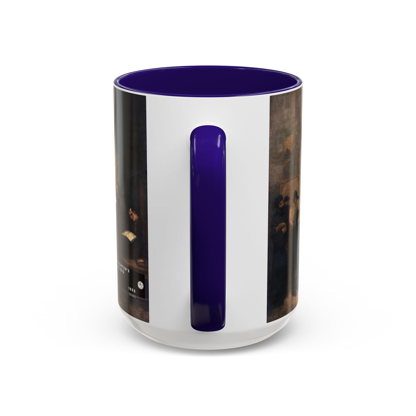 Courbet, Gustave - The Painter’s Studio (1855) - Colorful Accent Mugs