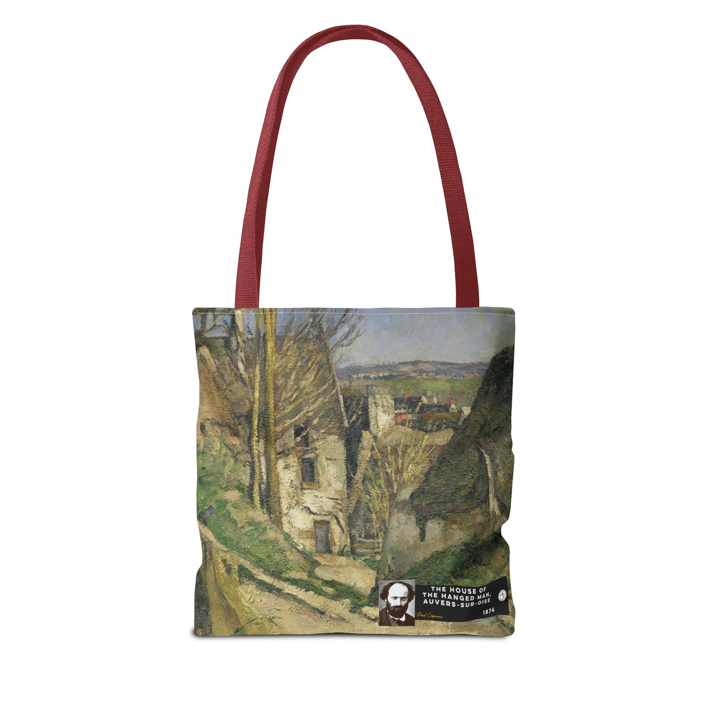 Cézanne, Paul - The House of the Hanged Man, Auvers-sur-Oise (1874) - Tote Bag