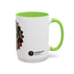 AdamPacio.com - Black Logo - Colorful Accent Mugs