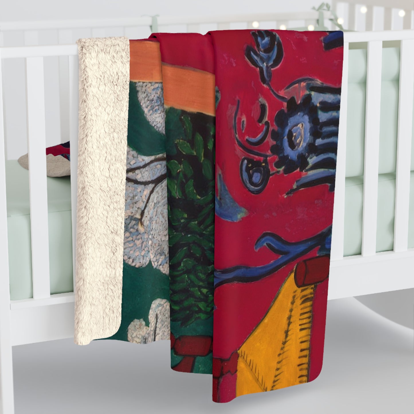 Matisse, Henri - The Dessert Harmony in Red (1908) - Sherpa Fleece Blanket