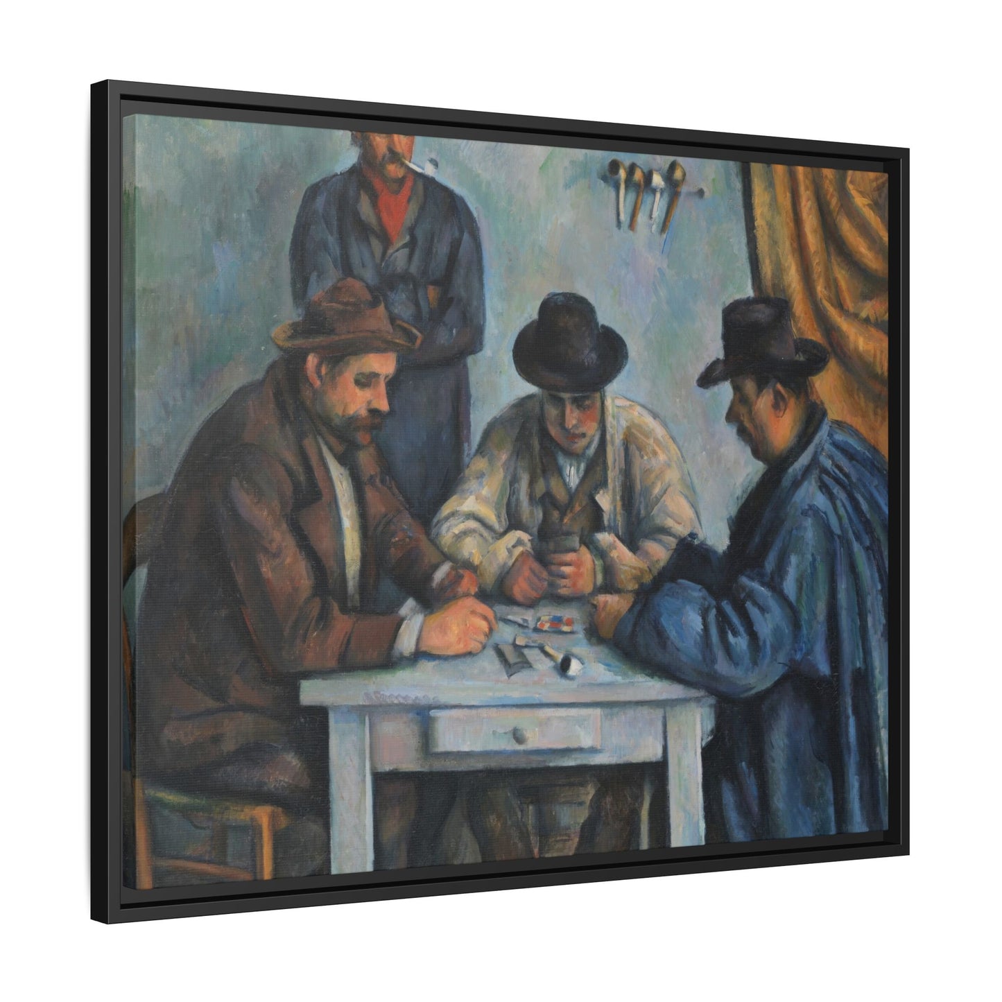Cézanne, Paul - The Card Players (1892) - Matte Canvas, Framed
