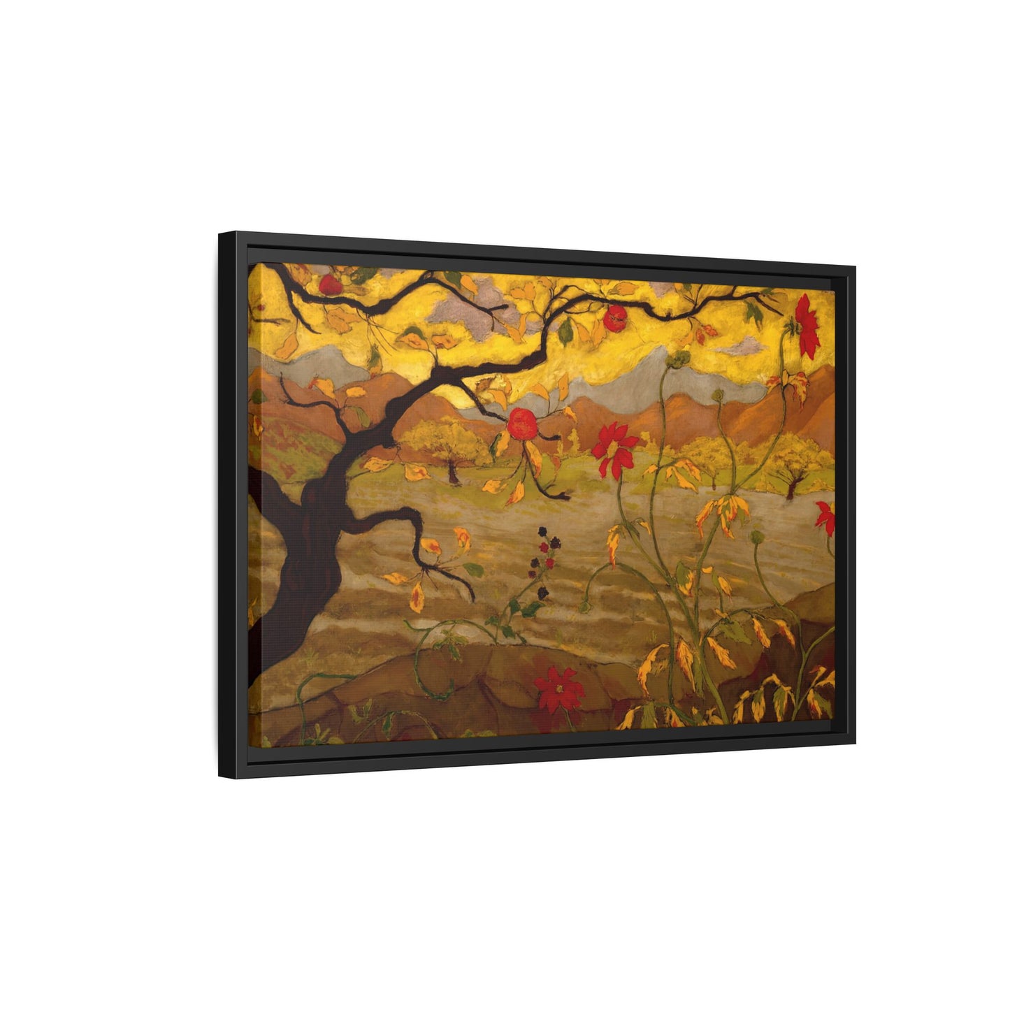 Ranson, Paul - Apple Tree with Red Fruit (1902) - Matte Canvas, Framed