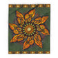 Pacio, Adam - Monarch Butterfly Mandala - Arctic Fleece Blanket
