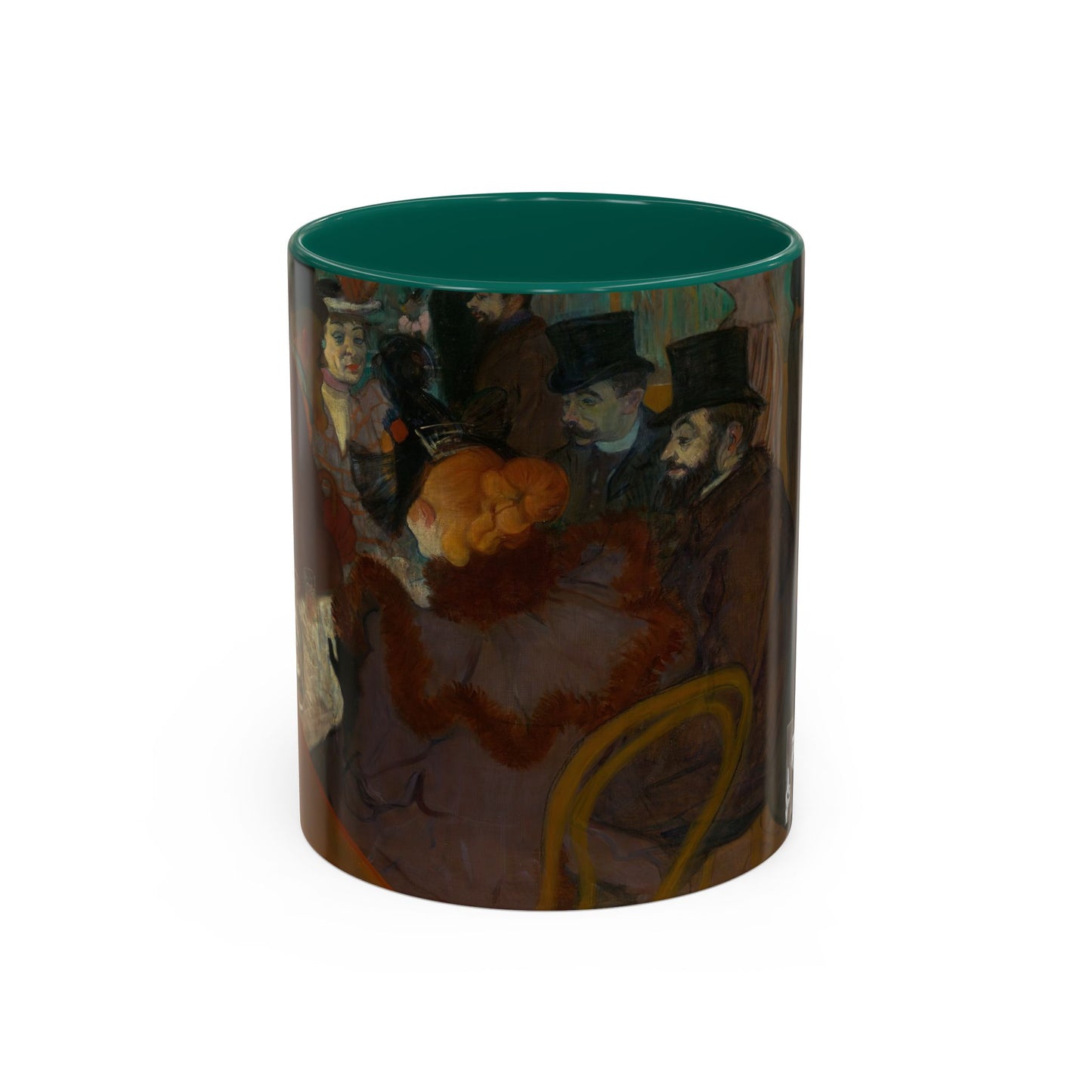 Toulouse-Lautrec, Henri - At the Moulin Rouge (1892) - Colorful Accent Mugs