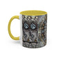 Pacio, Adam - Memento Mori Mandala - Colorful Accent Mugs