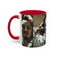 Courbet, Gustave - The Desperate Man (1843) - Colorful Accent Mugs