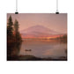 Church, Frederic Edwin - Mount Katahdin from Millinocket Camp (1891) - Satin Posters