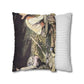 Courbet, Gustave - The Stone Breakers (1850) - Suede Square Pillowcase