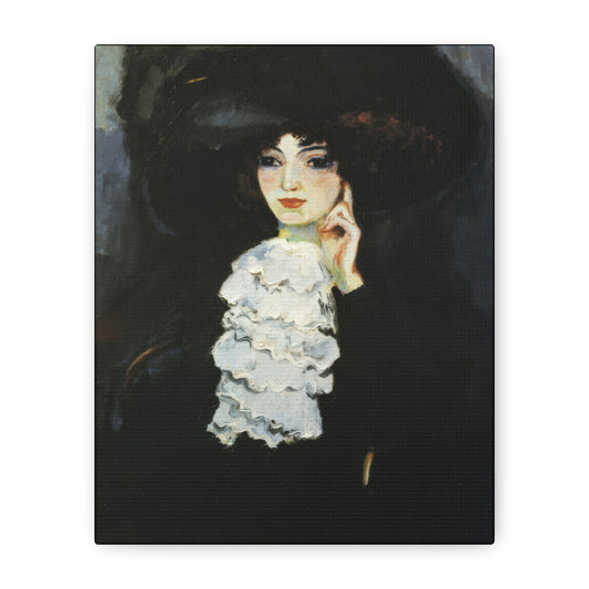 Van Dongen, Kees - Woman with Frill (1905) - Canvas Block, unframed