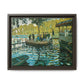 Monet, Claude - La Grenouillere (1869) - Matte Canvas, Framed