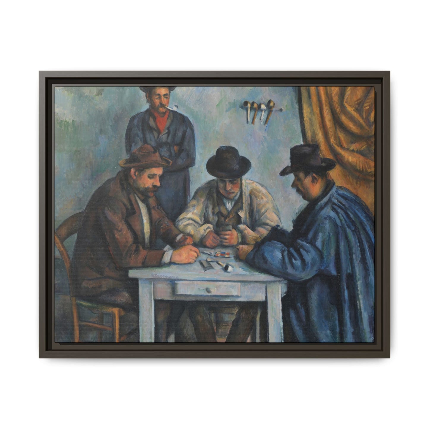 Cézanne, Paul - The Card Players (1892) - Matte Canvas, Framed