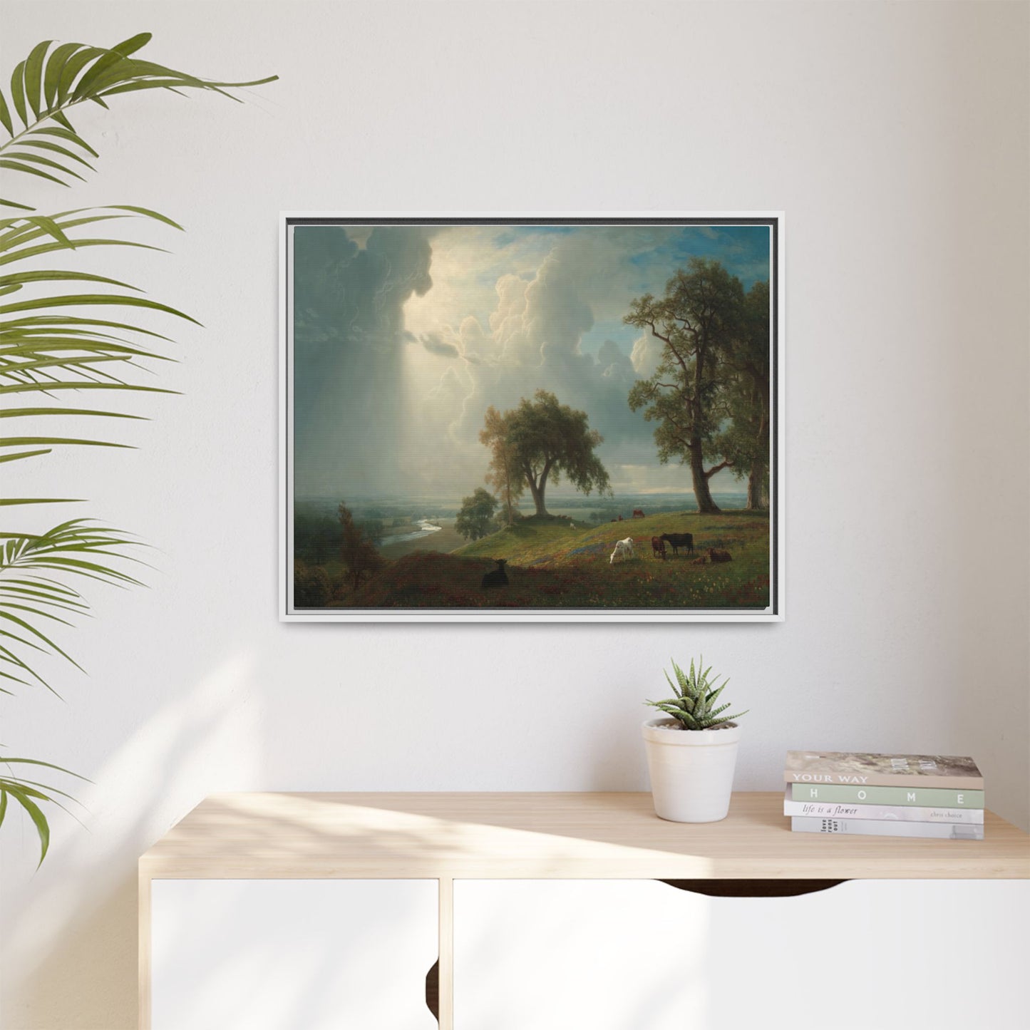 Bierstadt, Albert - California Spring (1875) - Matte Canvas, Framed