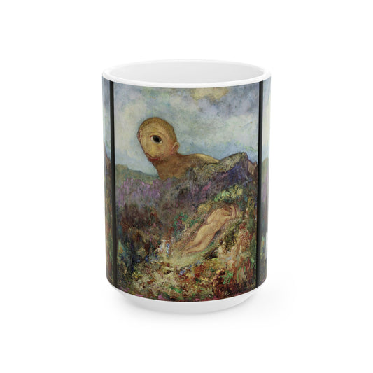Redon, Odilon - The Cyclops (1914) - Ceramic Mug