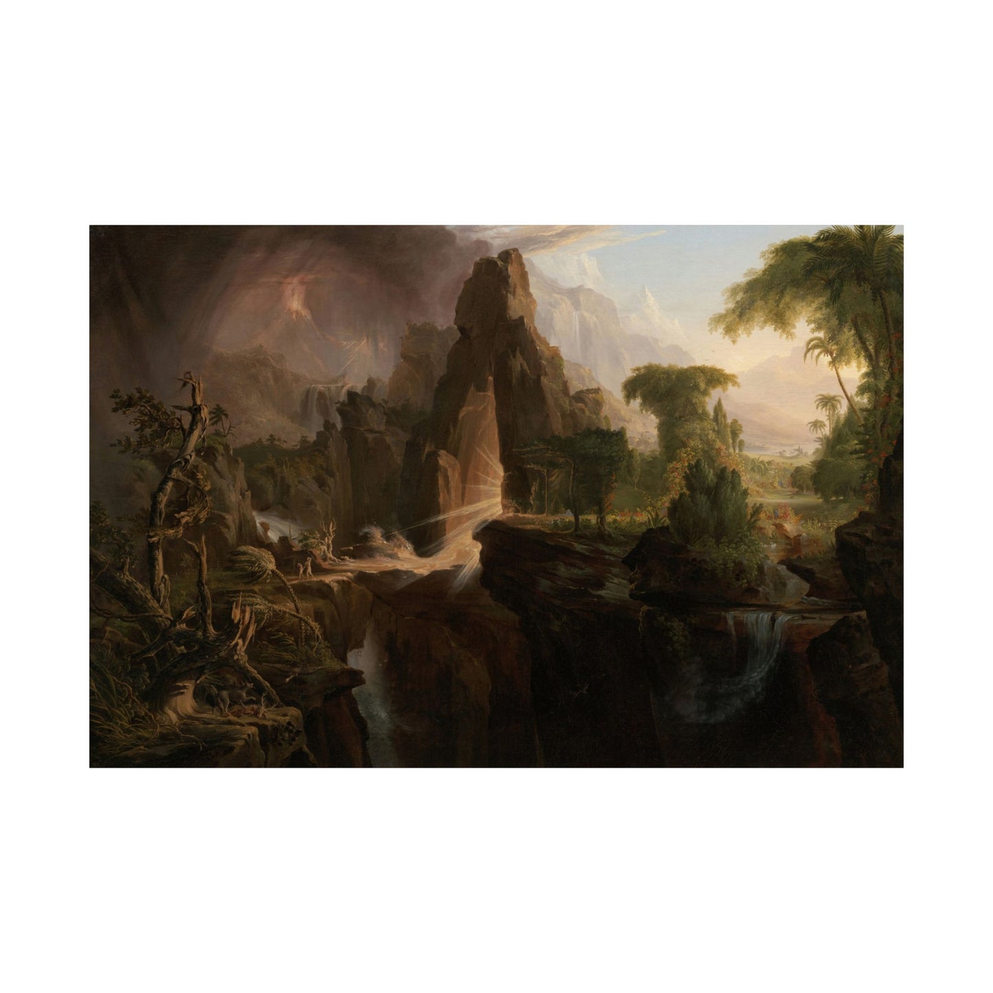 Cole. Thomas - View of Fort Putnam (1825) - Satin Posters
