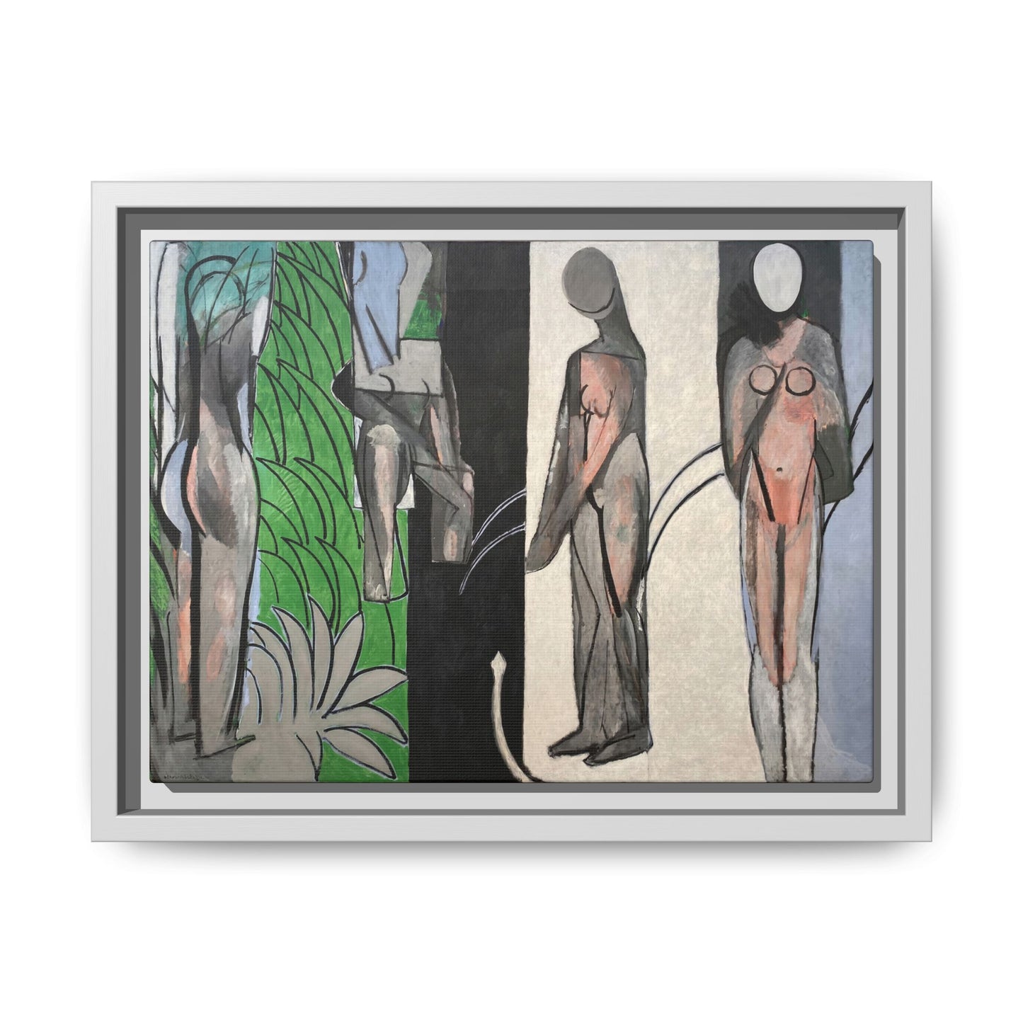 Matisse, Henri - Bathers by a River (1917) - Matte Canvas, Framed