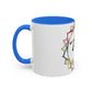 AdamPacio.com - White Logo - Colorful Accent Mugs