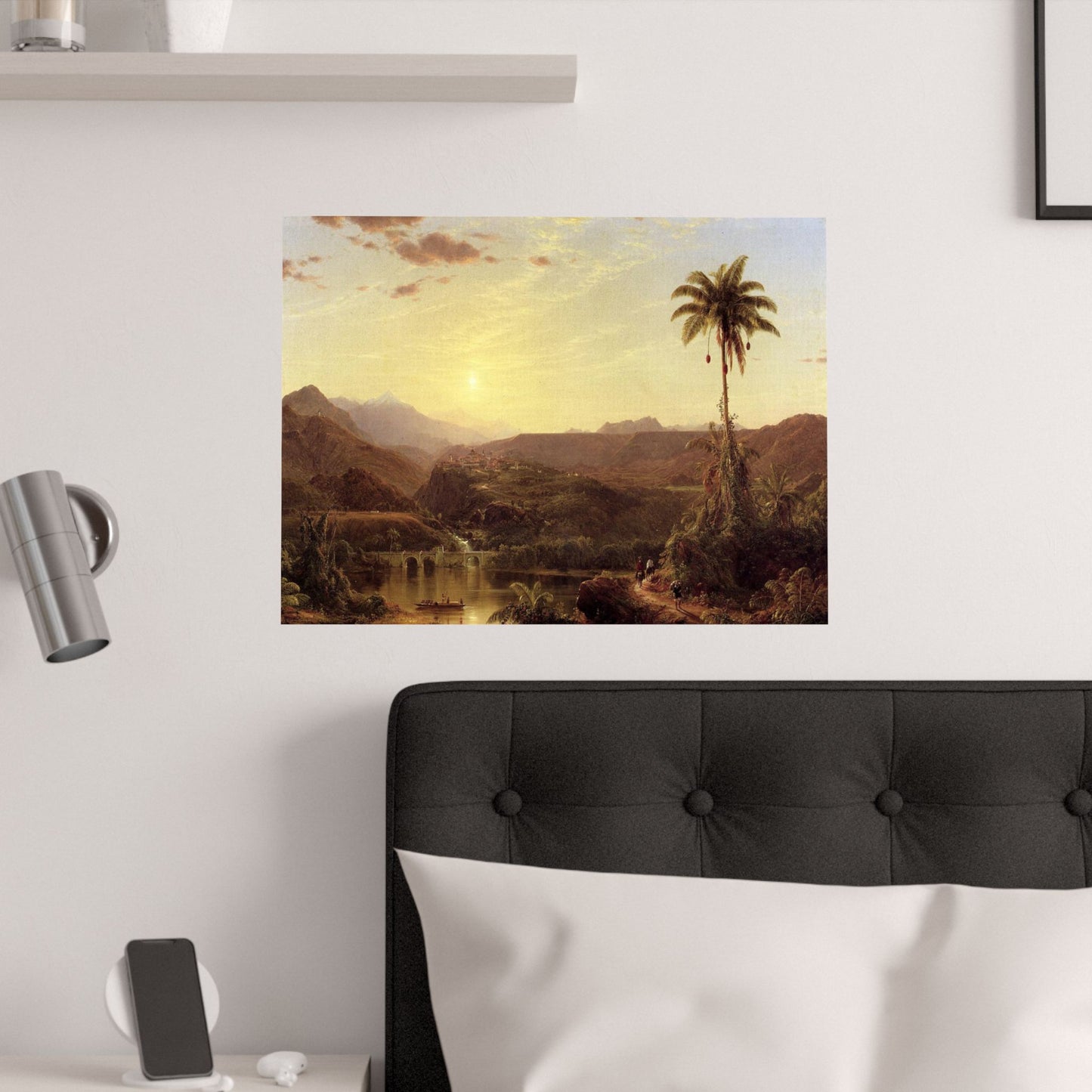 Church, Frederic Edwin - The Cordilleras - Sunrise (1853) - Satin Posters
