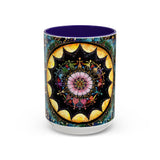 Obsidian Grandmothers Mandala - Colorful Accent Mugs