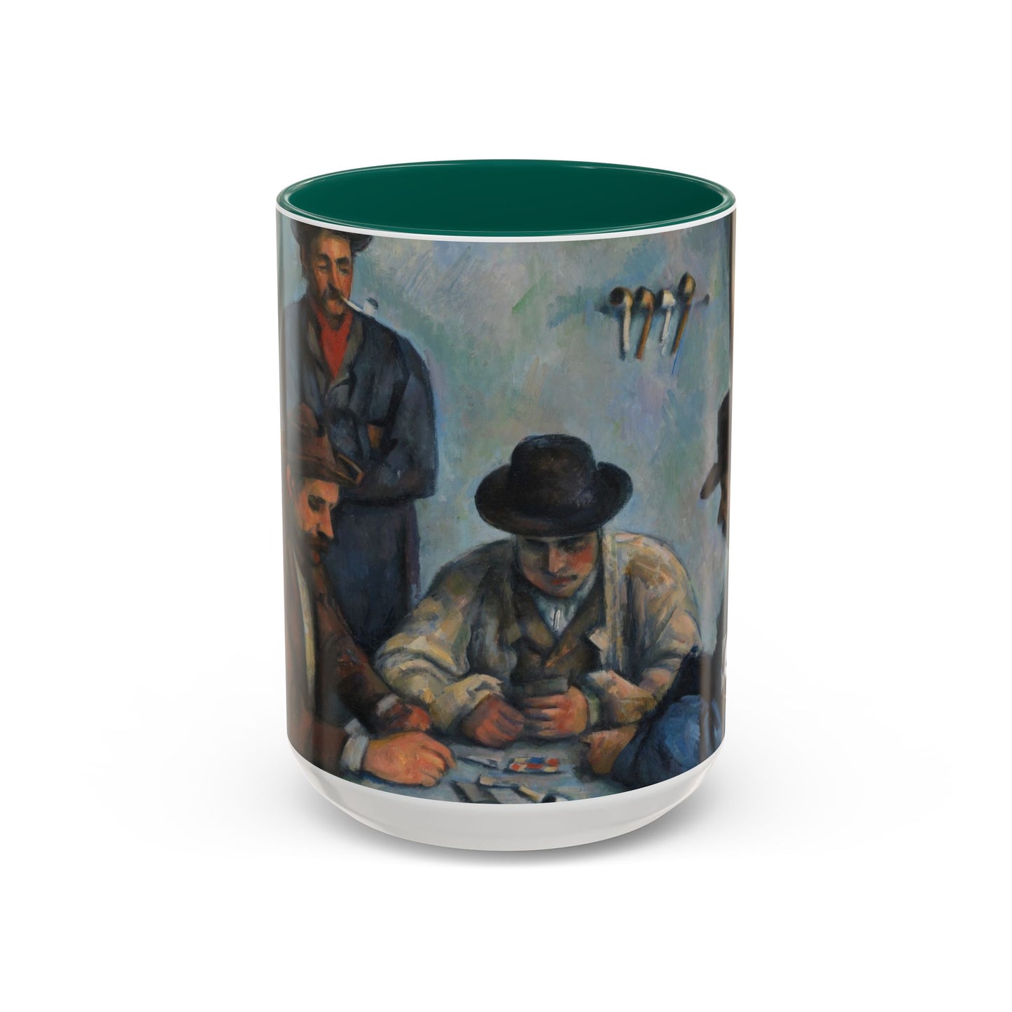 Cézanne, Paul - The Card Players (1892) - Colorful Accent Mugs