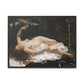 Courbet, Gustave - Woman with a Parrot (1866) - Matte Canvas, Framed