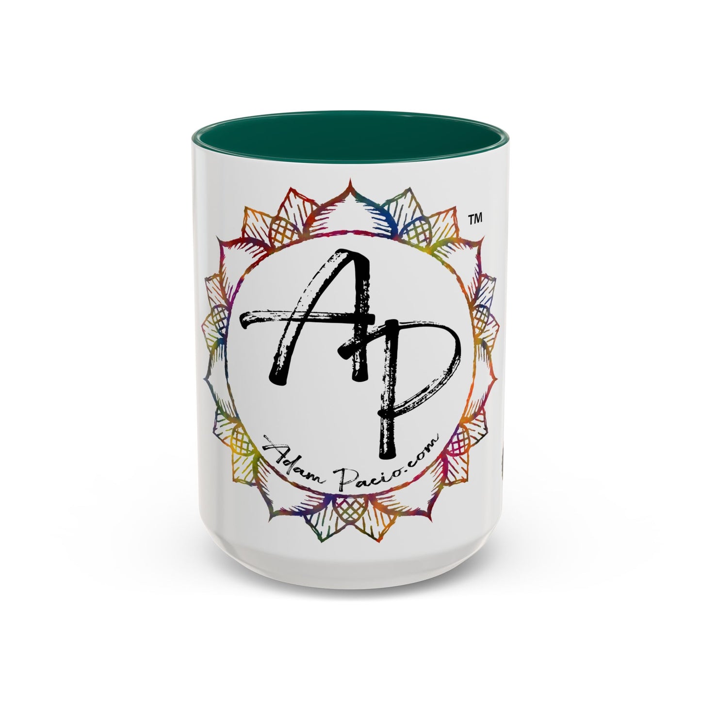 AdamPacio.com - White Logo - Colorful Accent Mugs