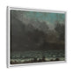 Courbet, Gustave - The Sea (1865) - Matte Canvas, Framed