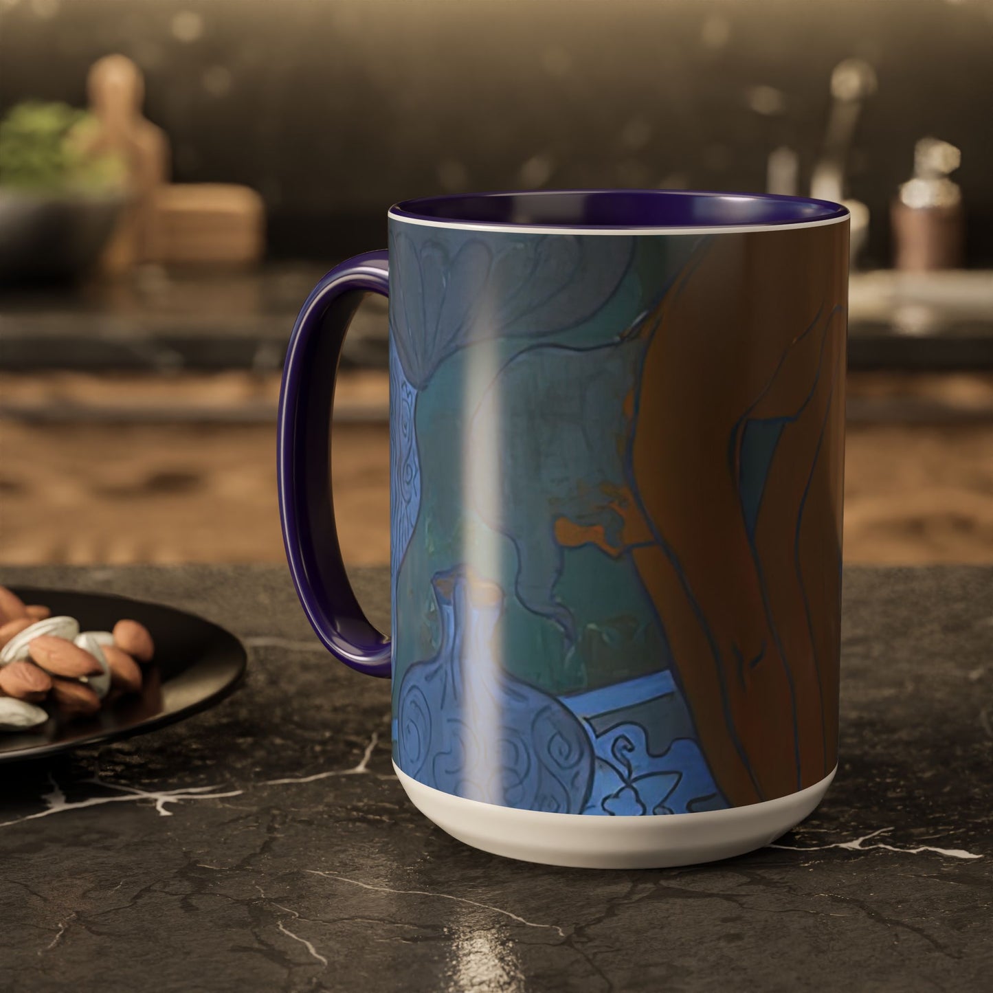 Ranson, Paul - The Blue Bather (1891) - Colorful Accent Mugs