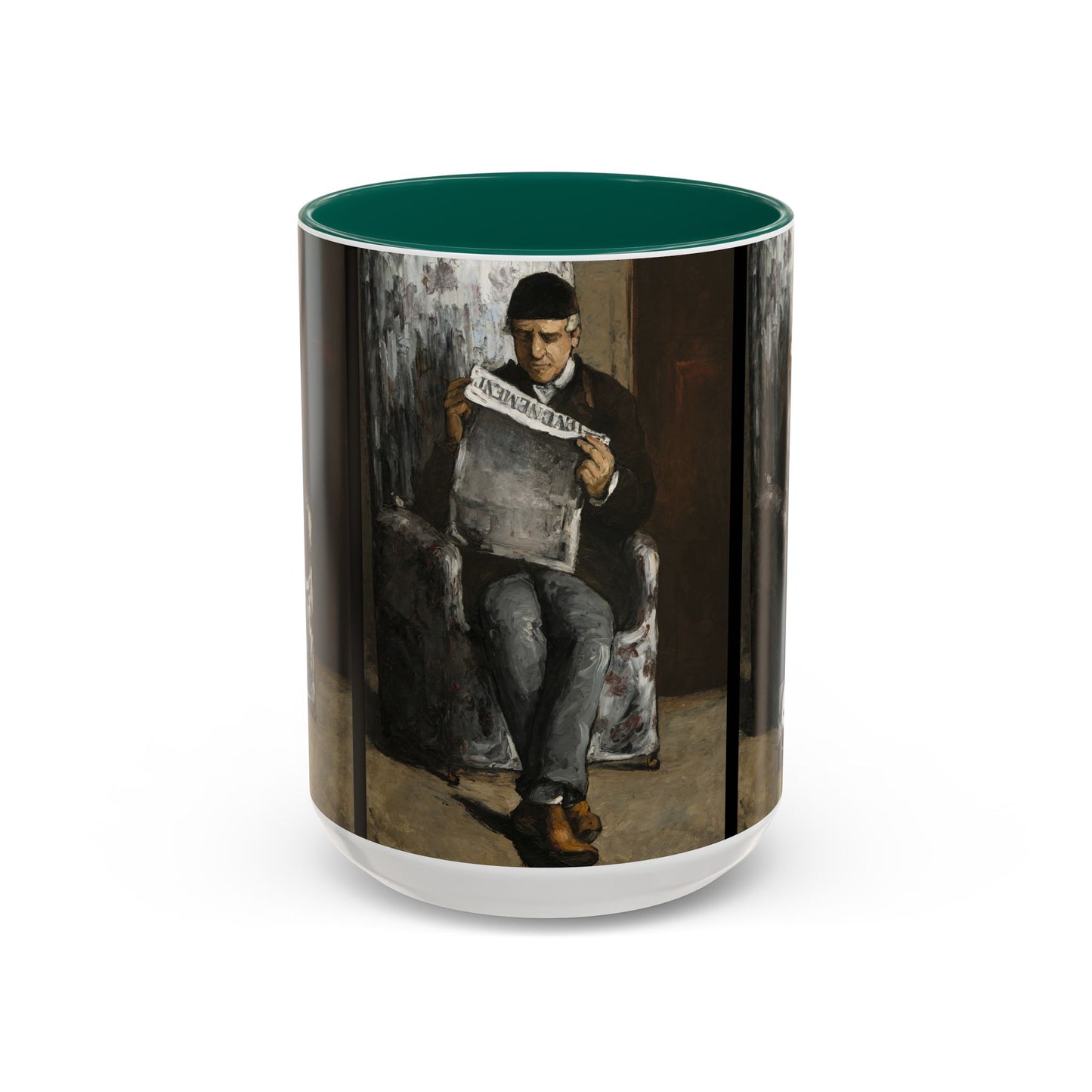 Cézanne, Paul - The Artist’s Father (1866) - Colorful Accent Mugs