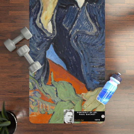 Van Gogh, Vincent - Portrait of Dr. Paul Gachet (1890) - Rubber Yoga Mat