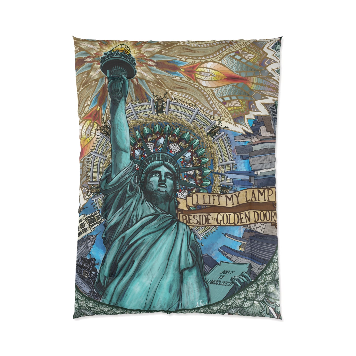 Liberty Mandala - Comforter