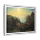 Bierstadt, Albert - Donner Lake from the Summit (1873) - Matte Canvas, Framed