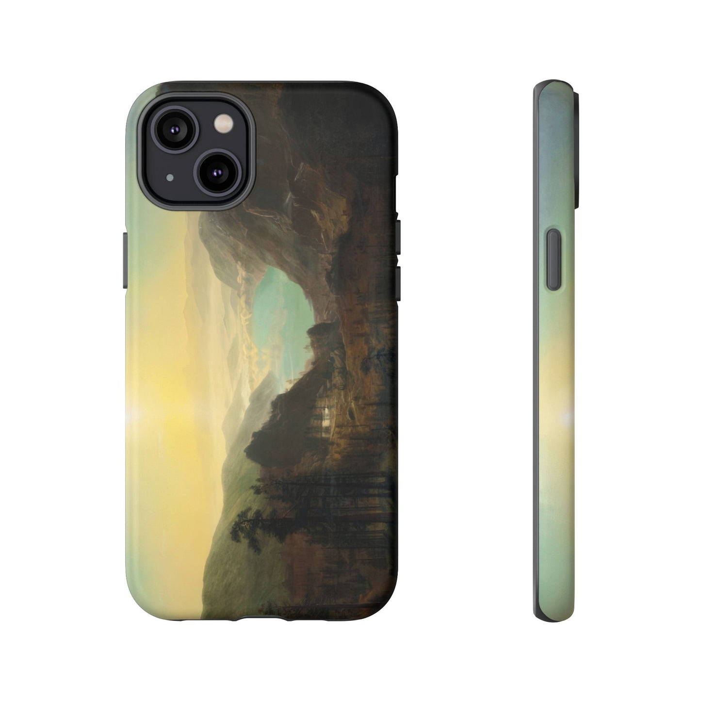 Bierstadt, Albert - Donner Lake from the Summit (1873) - Tough Phone Cases