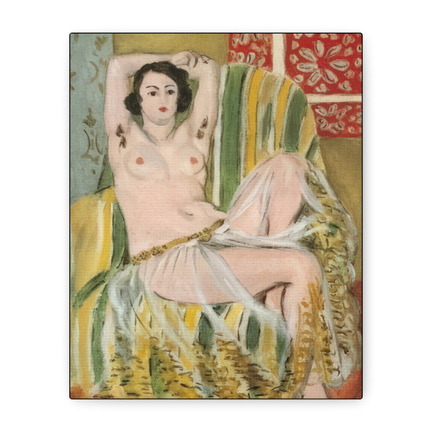 Matisse, Henri - Odalisque with Raised Arms (1923) - Canvas Block, unframed