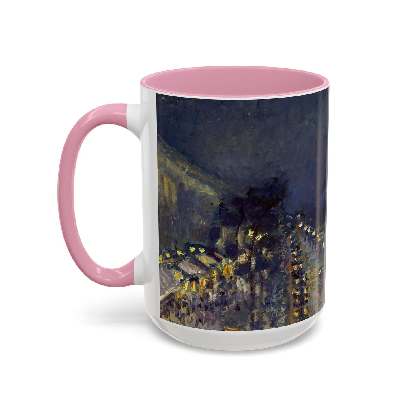 Pissarro, Camille - The Boulevard Montmartre At Night (1897) - Colorful Accent Mugs