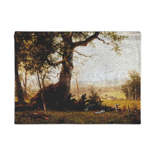 Bierstadt, Albert -  Guerrilla Warfare (1861) - Woven Wall Tapestry
