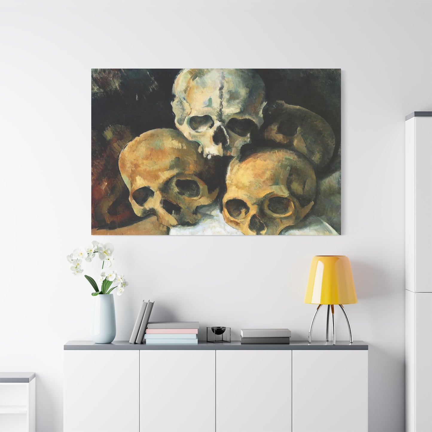 Cézanne, Paul - Pyramid of Skulls (1901) - Canvas Block, unframed