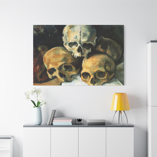 Cézanne, Paul - Pyramid of Skulls (1901) - Canvas Block, unframed