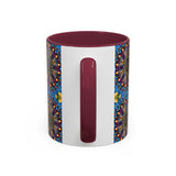 Emerald Arrows Mandala - Colorful Accent Mugs