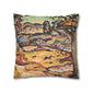 Braque, Georges - Olive Tree near L'Estaque (1906) - Suede Square Pillowcase