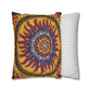 Pacio, Adam - Solar Disc Mandala - Suede Square Pillowcase
