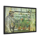 Morisot, Berthe - Eugene Manet on the Isle of Wight (1875) - Matte Canvas, Framed