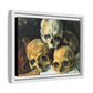 Cézanne, Paul - Pyramid of Skulls (1901) - Matte Canvas, Framed