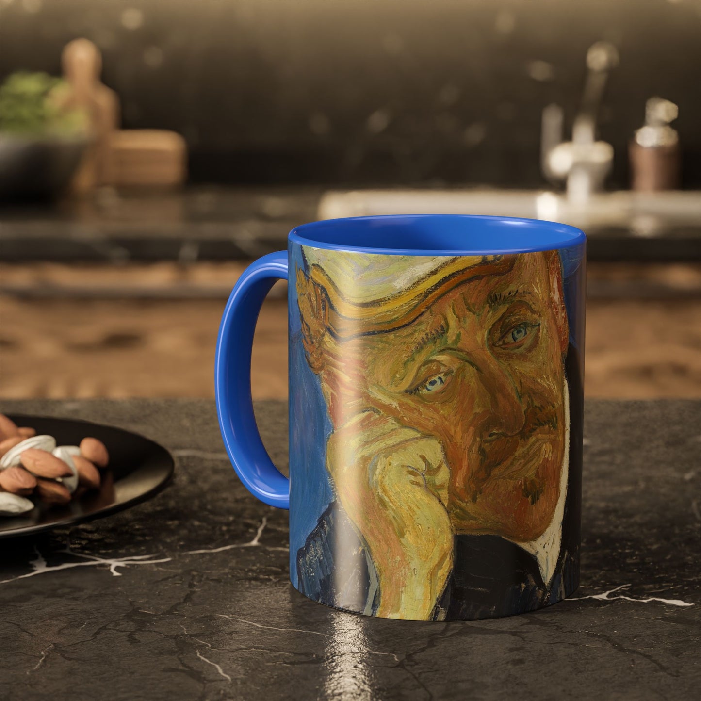 Van Gogh, Vincent - Portrait of Dr. Paul Gachet (1890) - Colorful Accent Mugs