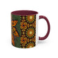 Pacio, Adam - Monarch Butterfly Mandala - Colorful Accent Mugs